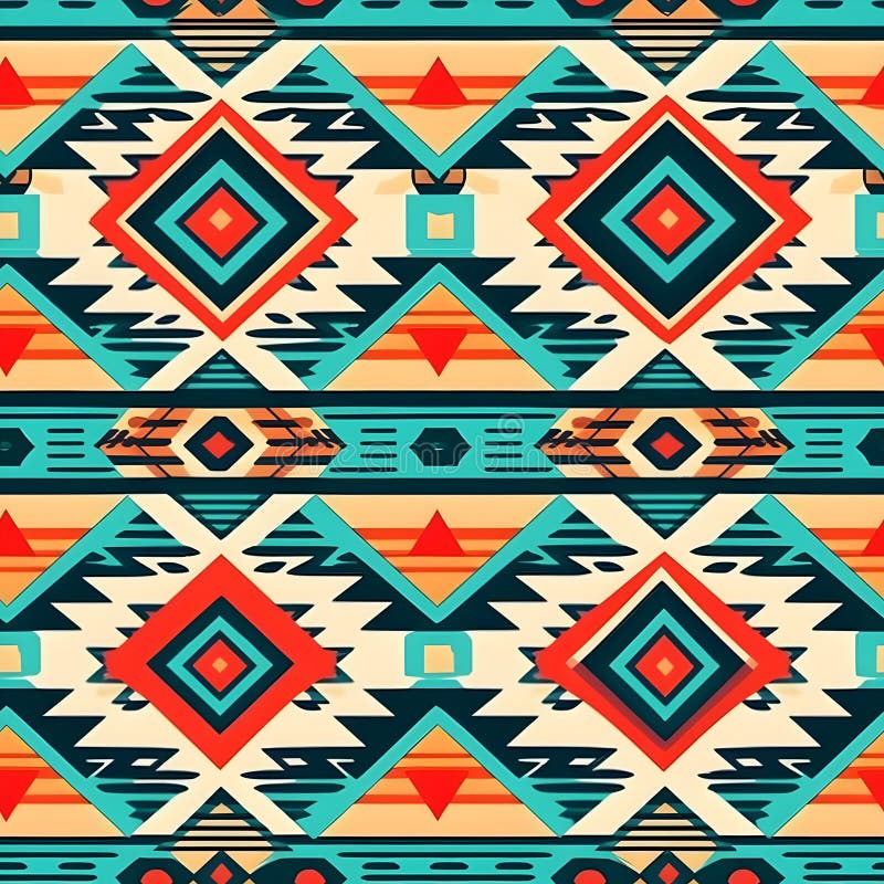 Discover the Delicate Details in Seamless Aztec Patterns Stock ...