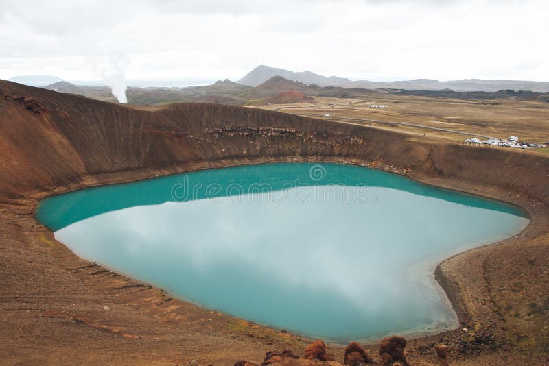 Viti Crater Lake Myvatn Iceland