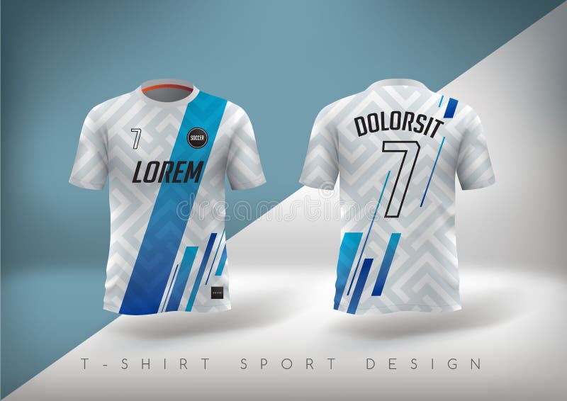 Cabeza en términos de Perspicaz Diseño De Camisetas Deportivas De Fútbol Ilustración del Vector -  Ilustración de cortocircuito, textil: 200941727