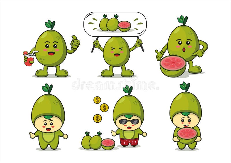 Diseño De Dibujos Animados De Frutas De Guayaba Lindo. Diseño De Ilustración De Mascota Ilustración del Vector - Ilustración de alimento, lindo: 189387756 Diseño De Dibujos Animados De Frutas De Guayaba Lindo. Diseño De Ilustración De Mascota Ilustración del Vector - Ilustración de alimento, lindo: 189387756