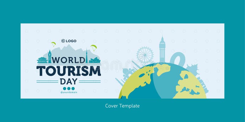 Diseño De Portada Del Día De Turismo Mundial Ilustración del Vector -  Ilustración de turista, moderno: 231426788
