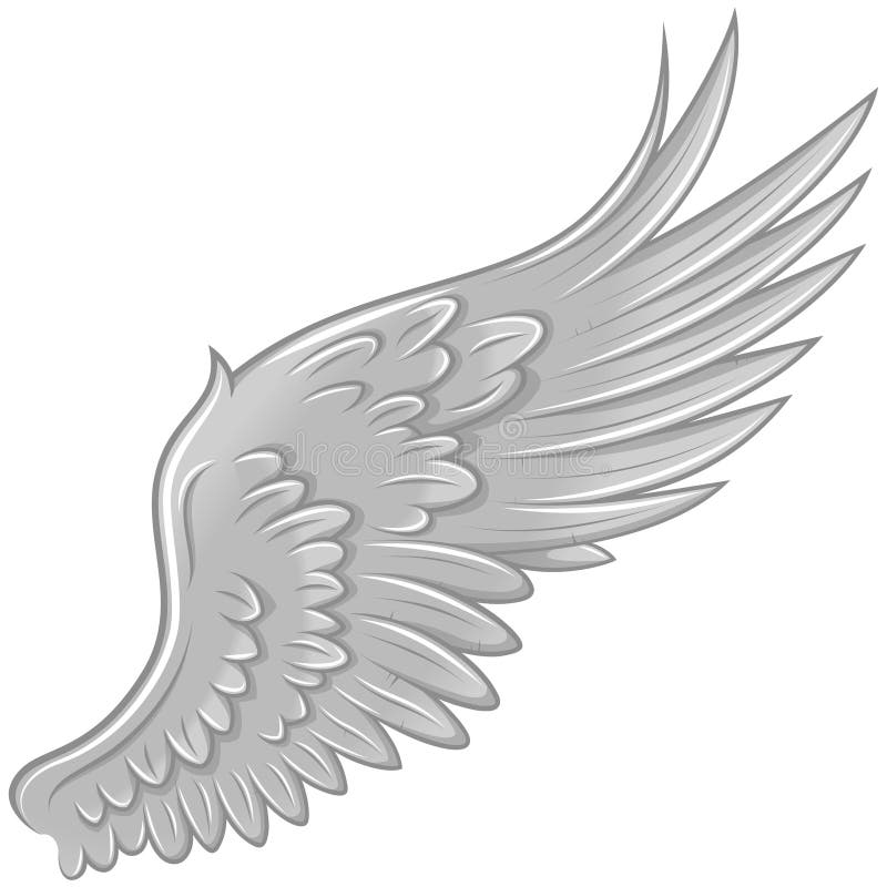 Diseño De Vectores De Alas De ángel Ilustración del Vector - Ilustración de  celestial, alado: 278148961