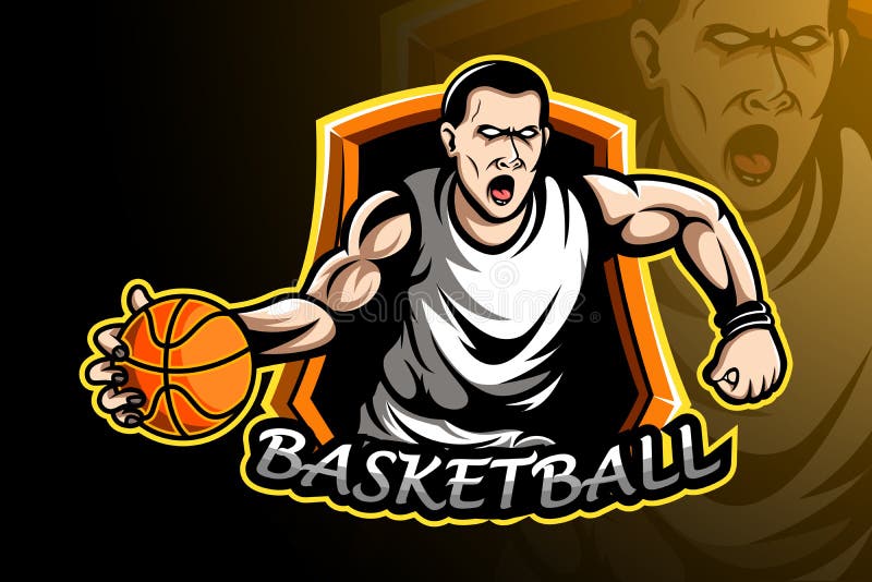 DiseÃ±o Del Logo Deportivo Del Jugador De Baloncesto Ilustración del Vector  - Ilustración de jugador, icono: 158127269