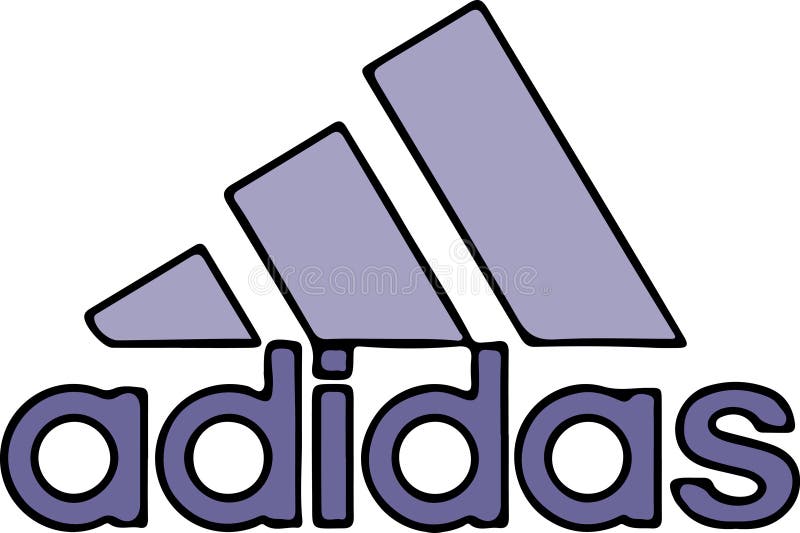 Diseño Del Logotipo De Adidas Abstracto En Blanco Imagen editorial -  Ilustración de tipo, color: 235004525