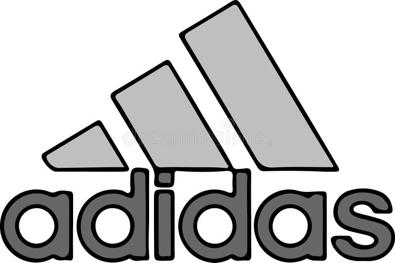 Adidas Logo Editorial Sobre Fondo Blanco Foto editorial - Ilustración de iconos, vectores: 208329056