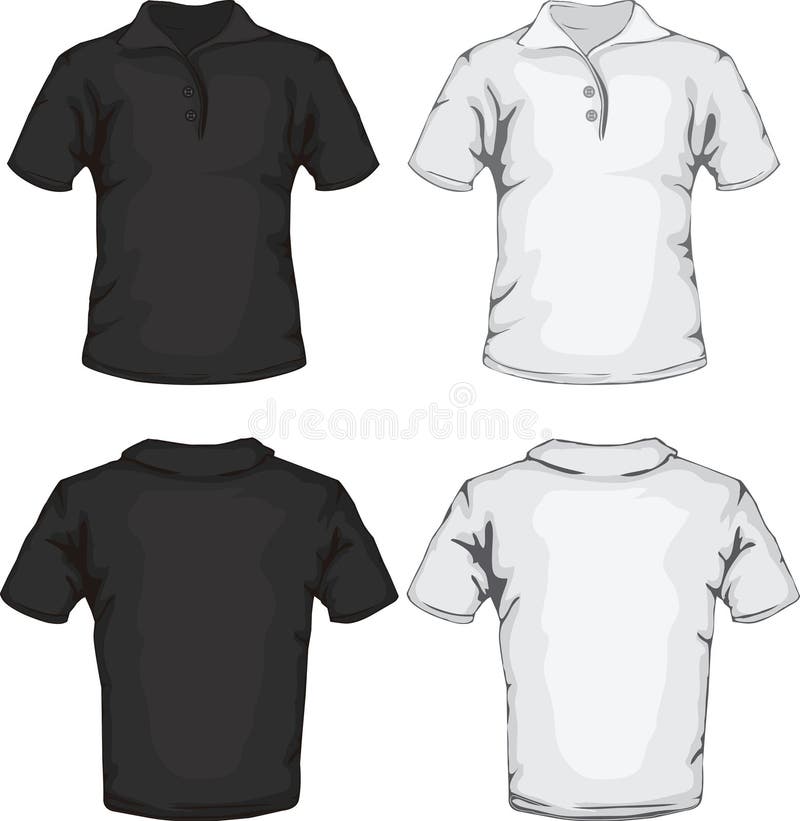 Diseño Del Modelo De La Camisa De Polo Ilustración del Vector - Ilustración  de fashionable, objeto: 25457473