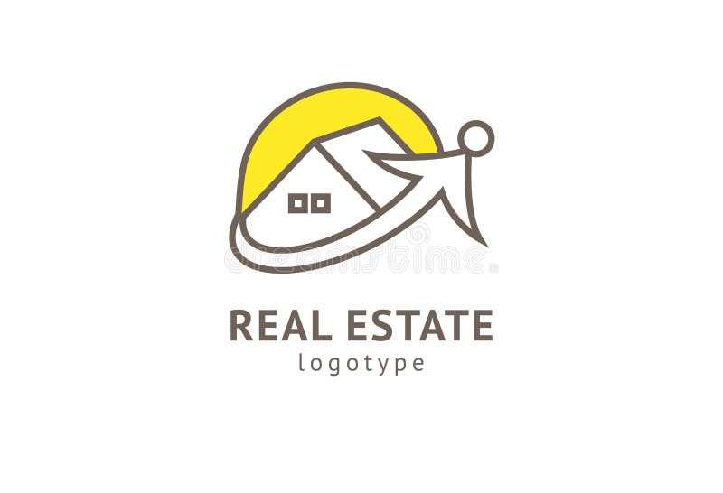 Dise?o abstracto del vector del icono del logotipo del agente inmobiliario Alquiler, venta del logotipo del vector de las propied libre illustration Dise?o abstracto del vector del icono del logotipo del agente inmobiliario Alquiler, venta del logotipo del vector de las propied libre illustration