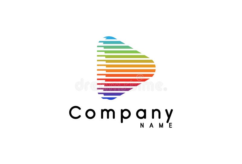 Dise?o colorido abstracto del logotipo ilustración del vector Dise?o colorido abstracto del logotipo ilustración del vector