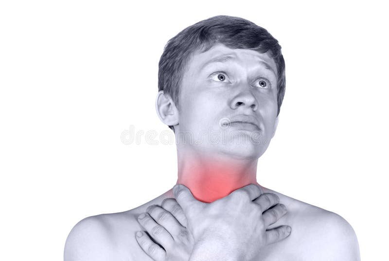 Disease is marked with a red throat