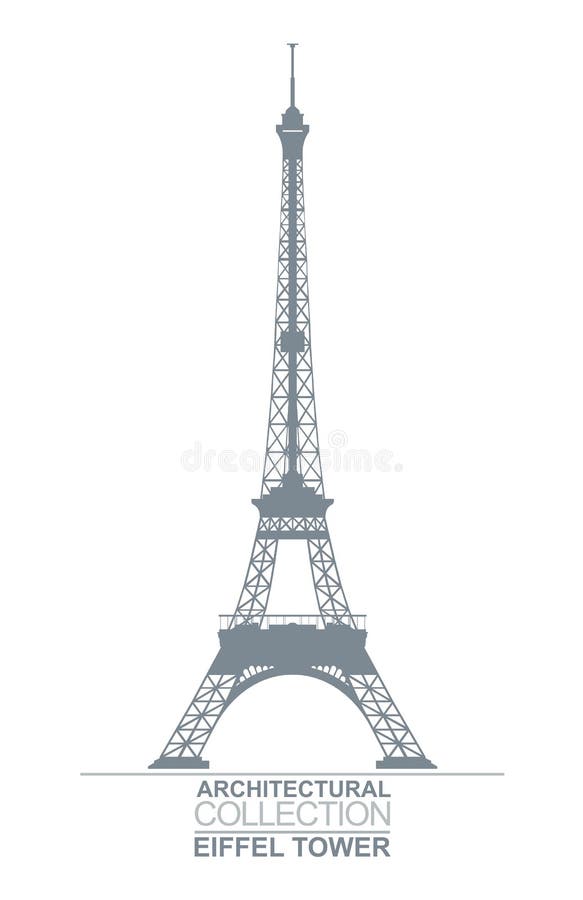Disegno Della Torre Eiffel Illustrazione Vettoriale Illustrazione Di Monumento