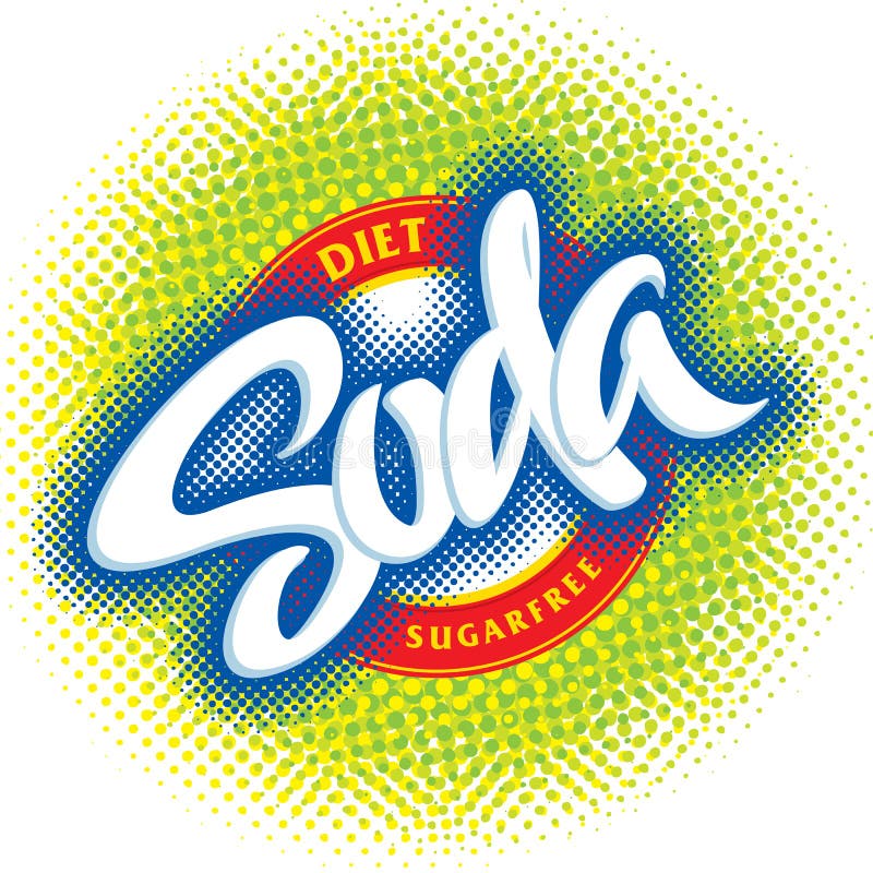 Disegno di imballaggio della soda (vettore) illustrazione di stock Disegno di imballaggio della soda (vettore) illustrazione di stock