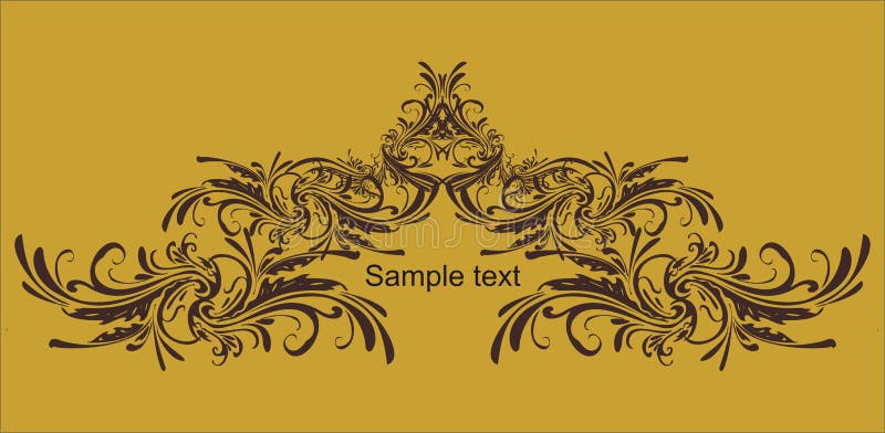 Disegno floreale del coperchio royalty illustrazione gratis Disegno floreale del coperchio royalty illustrazione gratis