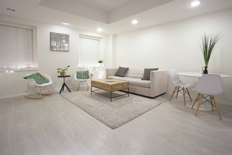 Disegno moderno del salone immagine stock