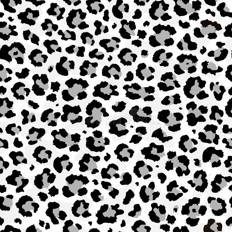 Disegno vettoriale di stampa di pelle di leopardo delle nevi