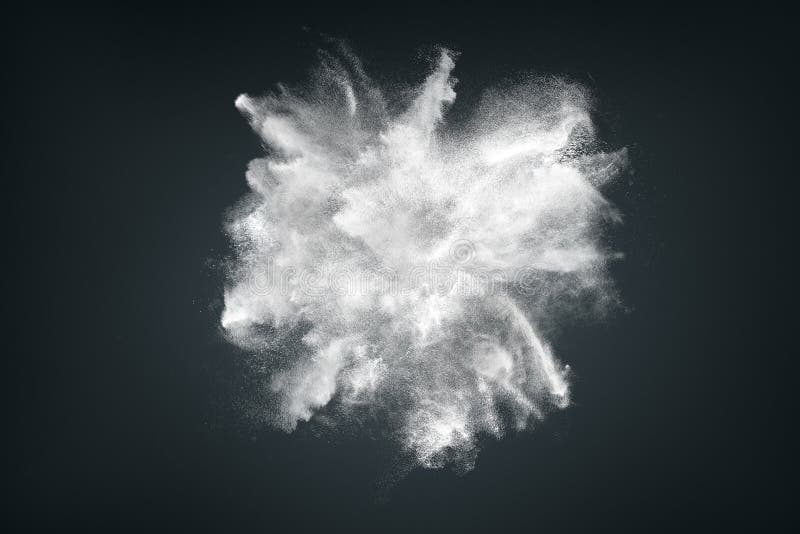 Diseño abstracto de nube blanca del polvo