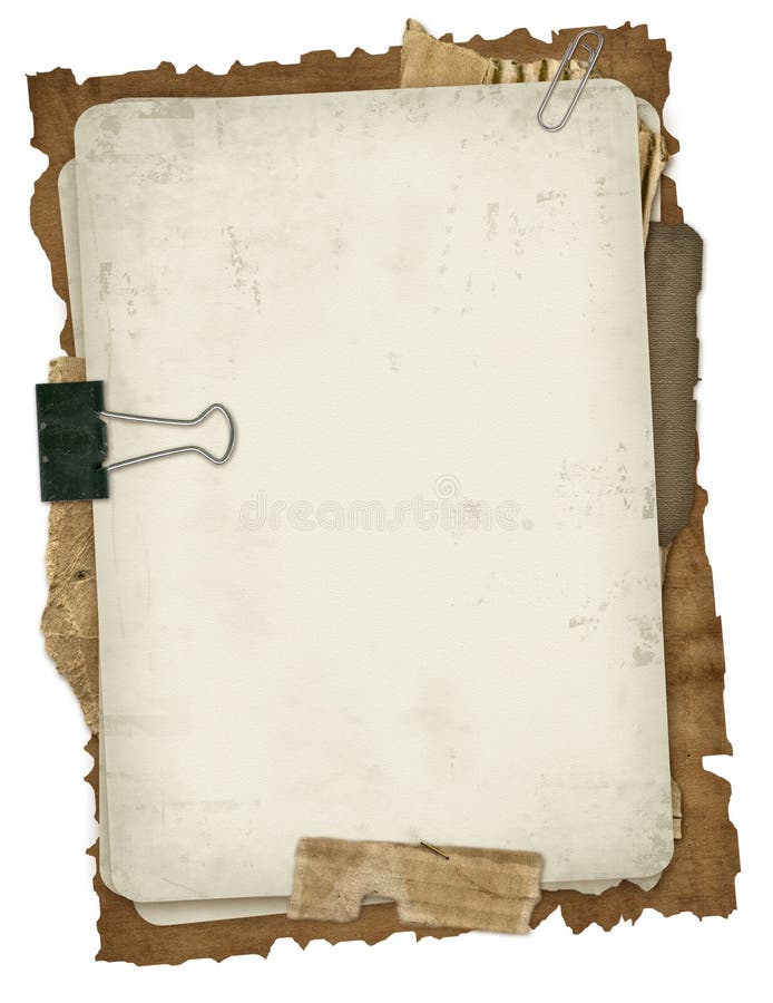 Diseño antiguo de los papeles fotografía de archivo Diseño antiguo de los papeles fotografía de archivo