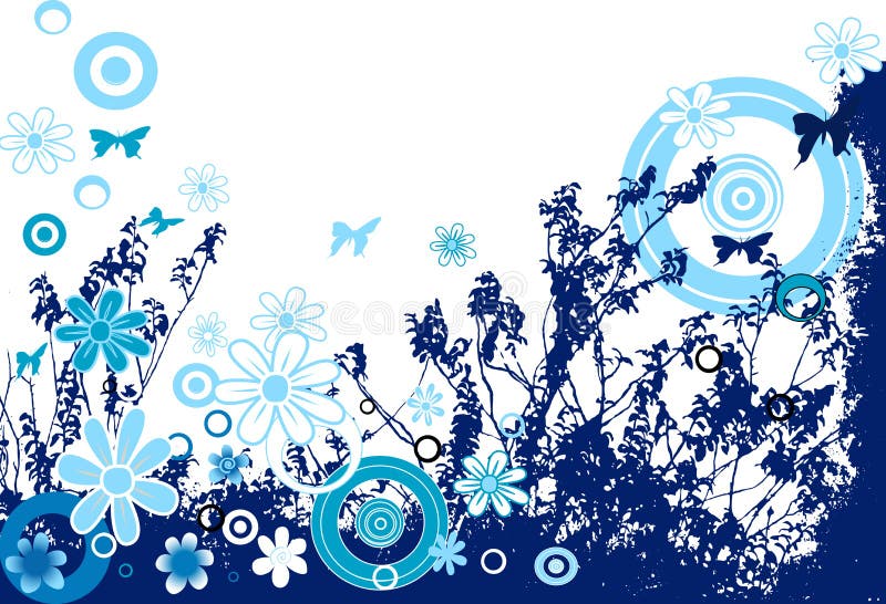 Diseño con las flores ilustración del vector Diseño con las flores ilustración del vector