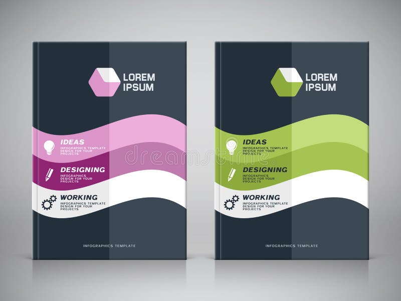 Diseño corporativo de cubierta del folleto ilustración del vector Diseño corporativo de cubierta del folleto ilustración del vector