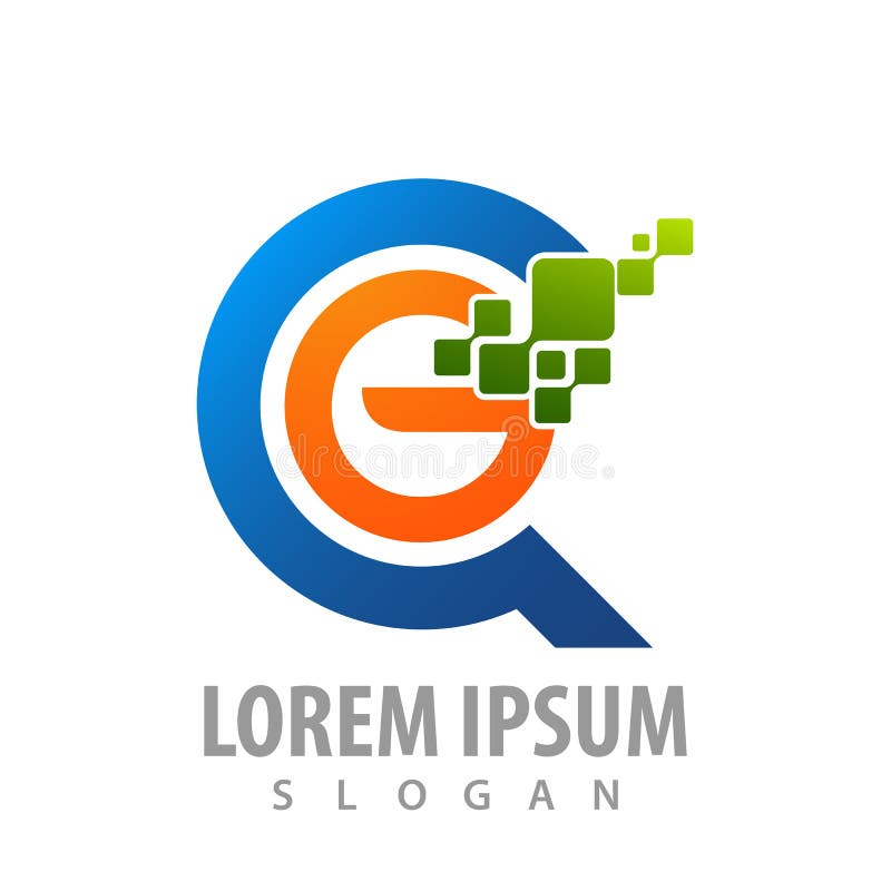 Diseño de concepto del logotipo de G de la letra inicial del pixel del círculo de Digitaces Vector gráfico del elemento de la pla ilustración del vector Diseño de concepto del logotipo de G de la letra inicial del pixel del círculo de Digitaces Vector gráfico del elemento de la pla ilustración del vector
