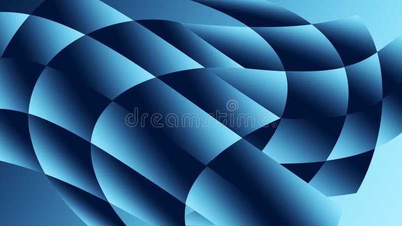 Diseño de cubos azules abstractos fondo ondulado con gradiente stock de ilustración Diseño de cubos azules abstractos fondo ondulado con gradiente stock de ilustración