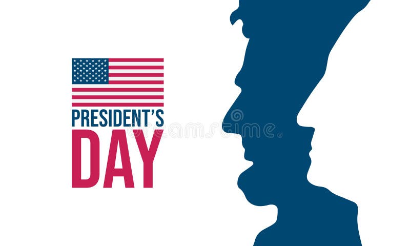 Diseño de fondo del día de los presidentes