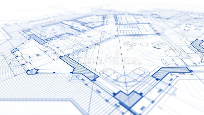 Diseño de la arquitectura: plan del modelo - ejemplo de una MOD del plan imágenes de archivo libres de regalías Diseño de la arquitectura: plan del modelo - ejemplo de una MOD del plan imágenes de archivo libres de regalías