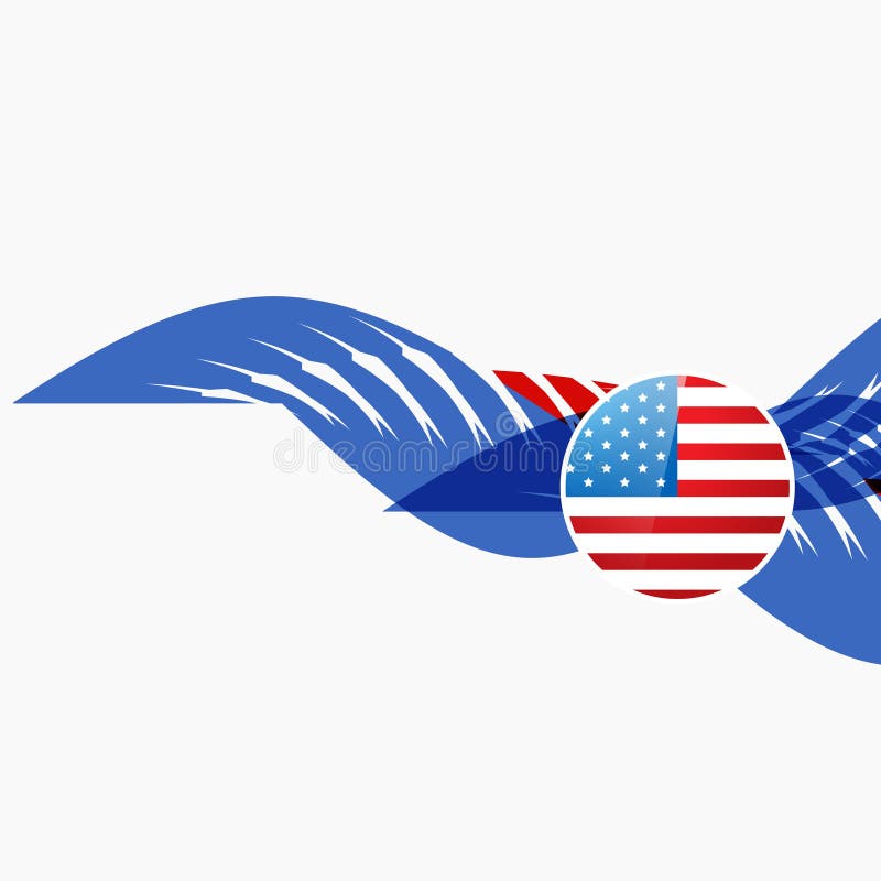 Download Diseño De La Bandera Americana Ilustración del Vector - Ilustración de conmemorativo, americano: 41919052