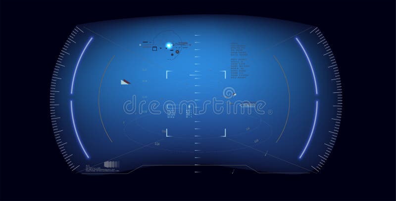 Diseño de pantalla futurista del interfaz del hud del vector Ciencia ficción HUD Display que brilla intensamente futurista Pantal ilustración del vector Diseño de pantalla futurista del interfaz del hud del vector Ciencia ficción HUD Display que brilla intensamente futurista Pantal ilustración del vector
