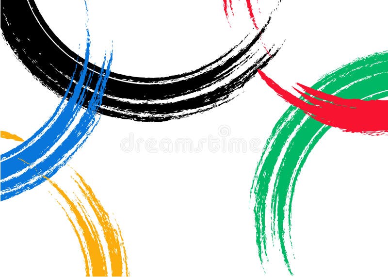 Diseño de plantillas de brushs de colores con el concepto de círculos de grunge de color. fondo usando para tarjetas fondos de esc