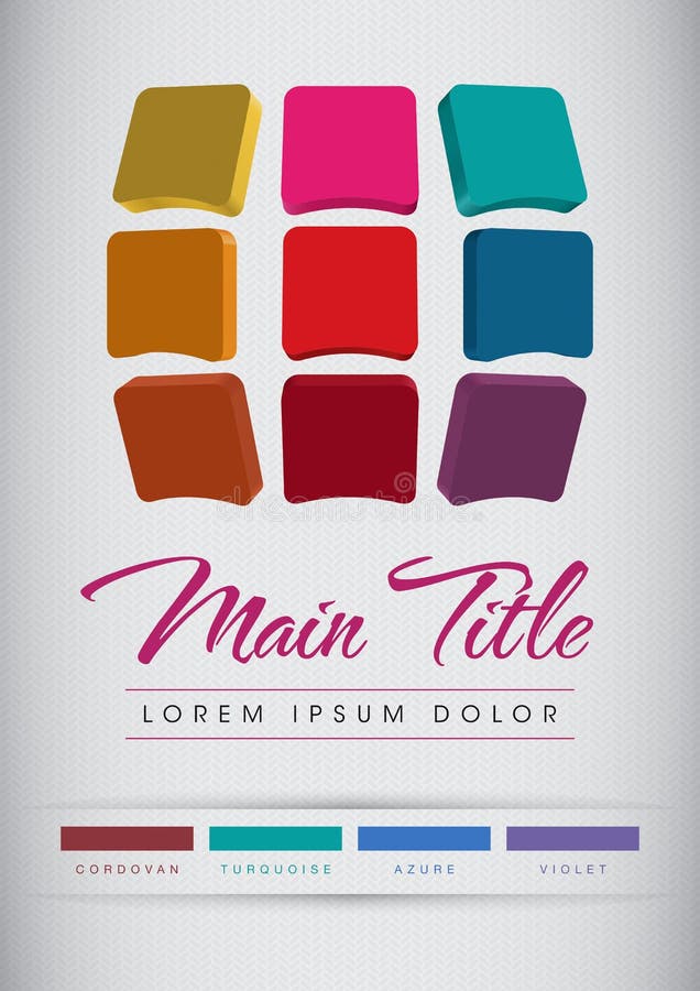 Diseño de página corporativo con Placeholder de la imagen ilustración del vector Diseño de página corporativo con Placeholder de la imagen ilustración del vector
