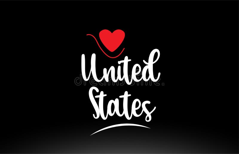 Diseño del icono del logotipo de la tipografía del texto del país de Estados Unidos los E.E.U.U. en fondo negro stock de ilustración Diseño del icono del logotipo de la tipografía del texto del país de Estados Unidos los E.E.U.U. en fondo negro stock de ilustración
