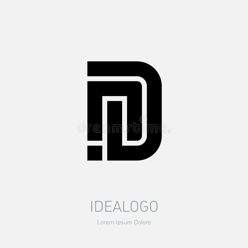 Diseño del logotipo de la letra N y de D Símbolo monocromático mínimo del monograma Logotipo superior del negocio ND - Muestra un stock de ilustración Diseño del logotipo de la letra N y de D Símbolo monocromático mínimo del monograma Logotipo superior del negocio ND - Muestra un stock de ilustración