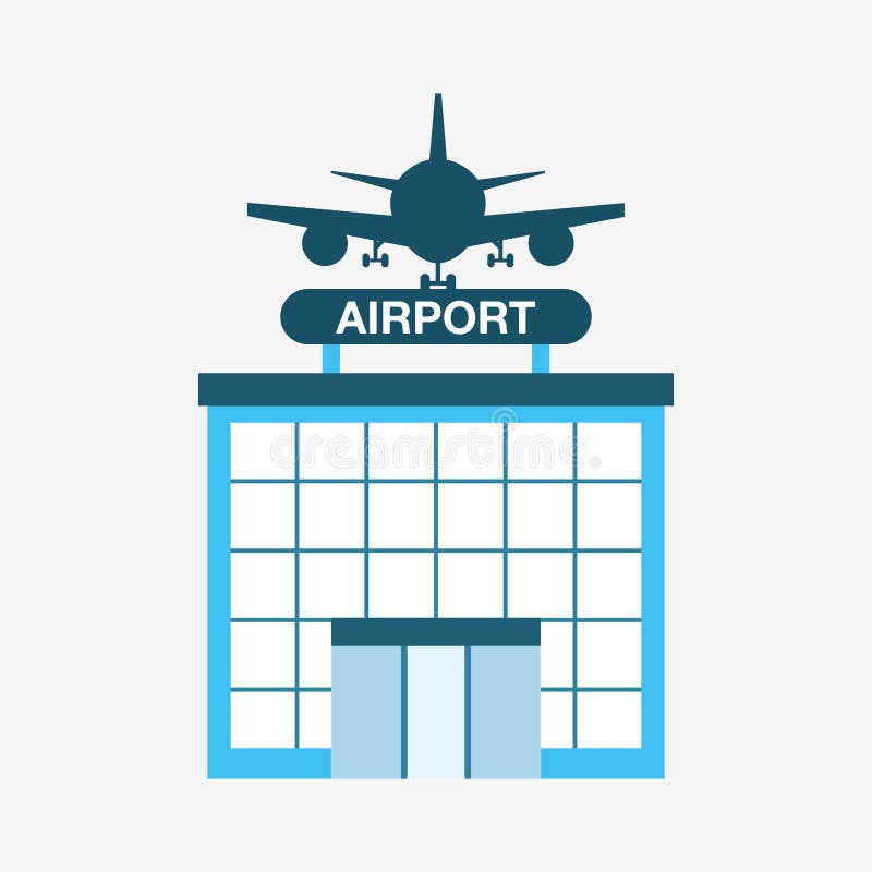 diseño del terminal de aeropuerto libre illustration diseño del terminal de aeropuerto libre illustration