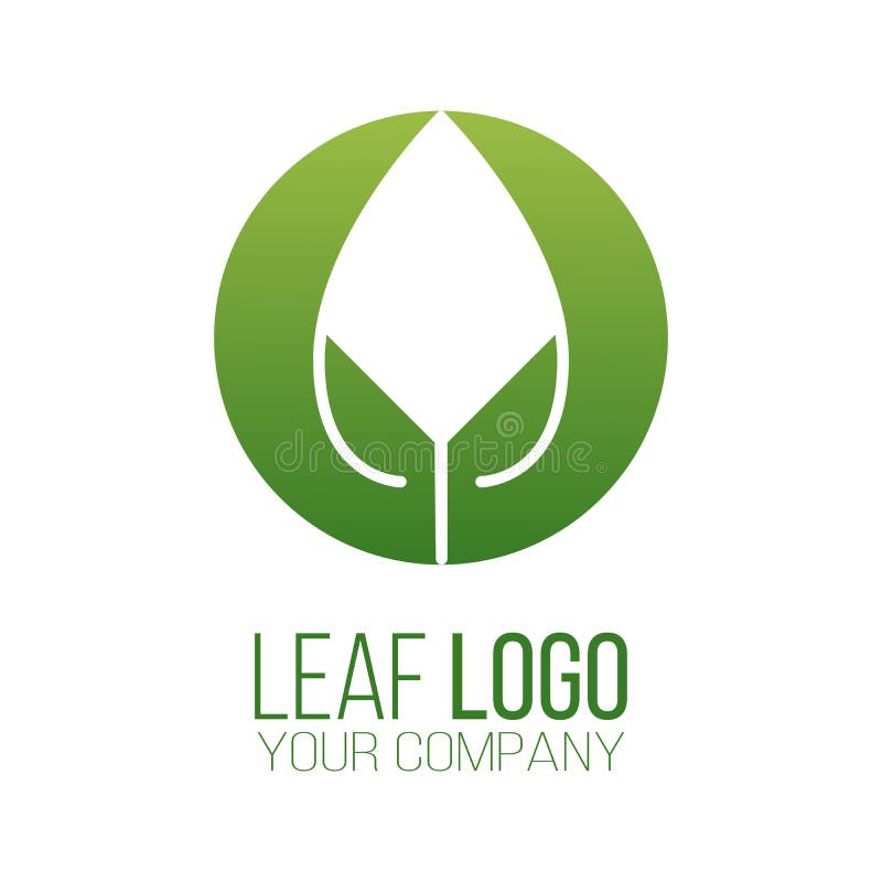Diseño del vector del icono del logotipo de la hoja del verde del círculo Diseño del paisaje, jardín, logotipo del vector de la p stock de ilustración Diseño del vector del icono del logotipo de la hoja del verde del círculo Diseño del paisaje, jardín, logotipo del vector de la p stock de ilustración