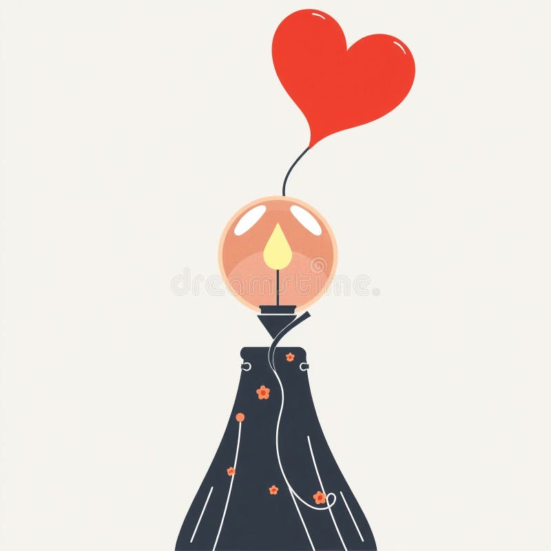 Diseño gráfico de inspiración generado por IA con un fondo blanco stock de ilustración