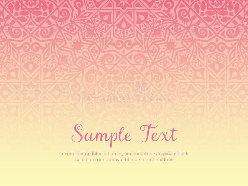 Diseño orgánico del fondo del arabesque Caliente la textura stock de ilustración Diseño orgánico del fondo del arabesque Caliente la textura stock de ilustración