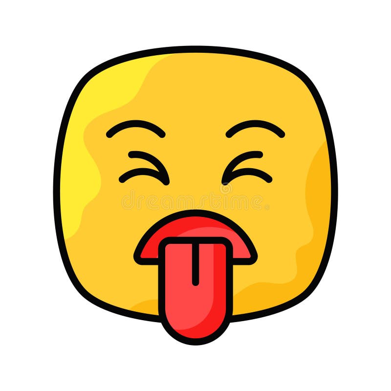 Diseño vectorial de emoji disgustado personalizable vector único ilustración del vector