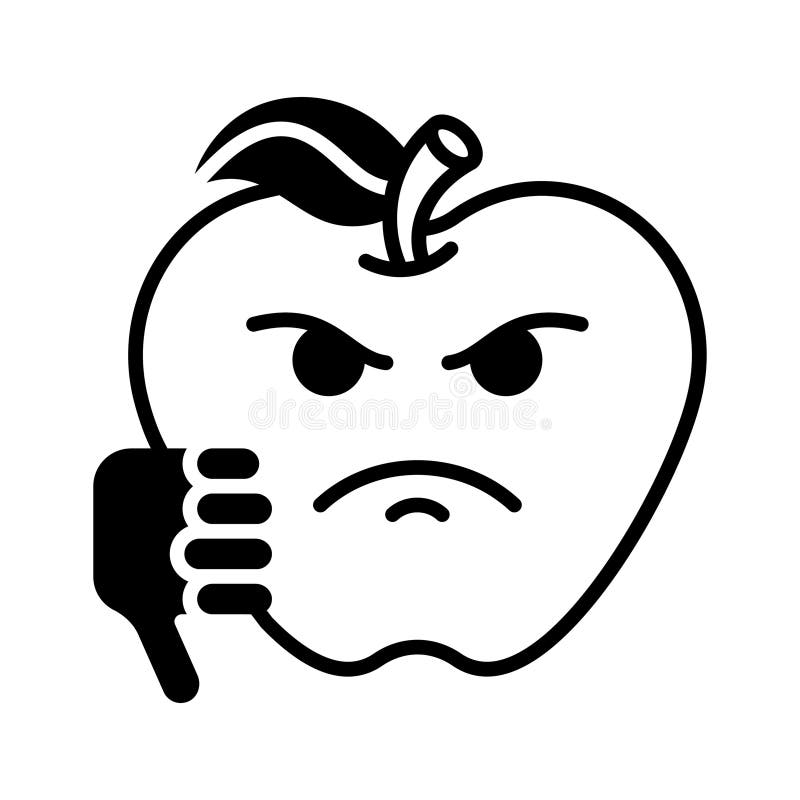 Diseño vectorial de emoji disgustado personalizable vector único libre illustration