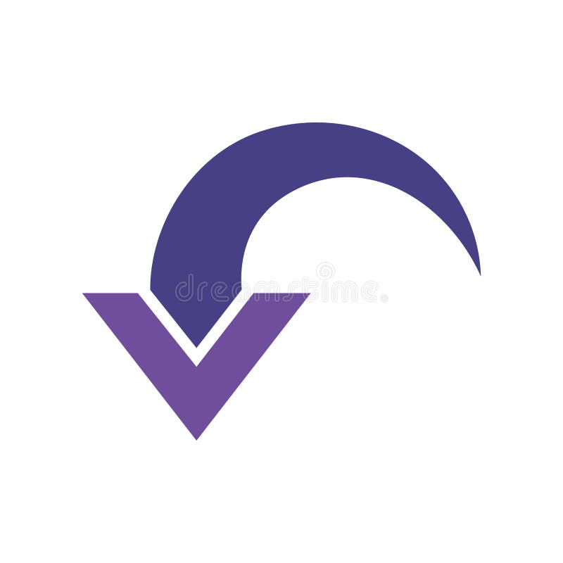 Diseño vectorial de iconos de estilo plano de flecha atrás stock de ilustración