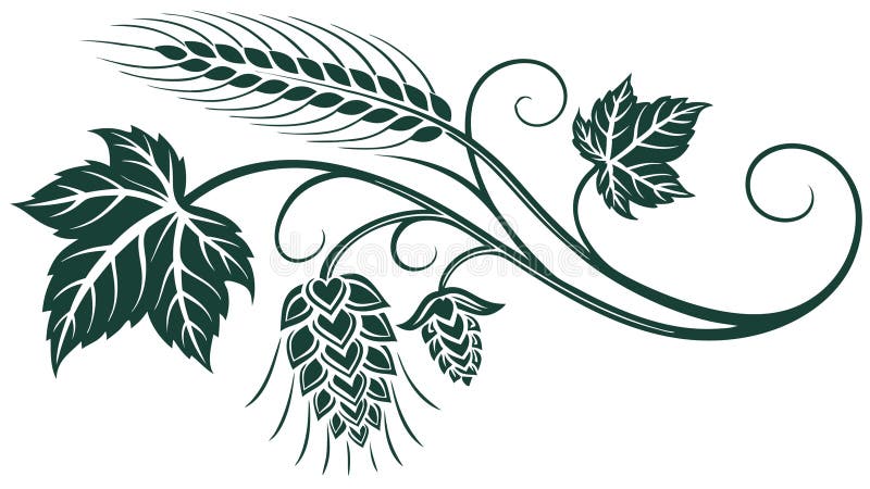 Diseño vectorial de los ingredientes de la elaboración de cerdos y cerdas de caña de caña de caña de caña de caña de caña de caña stock de ilustración