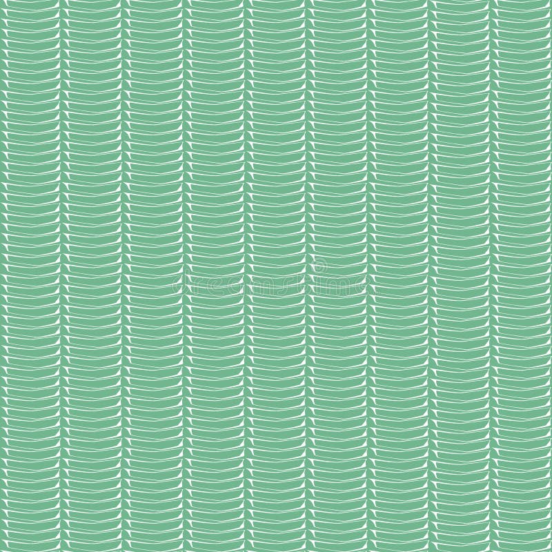 Diseño vertical de mimbre denso con elementos dibujados a mano blanca Patrón vectorial geométrico sin fisuras sobre fondo verde a stock de ilustración Diseño vertical de mimbre denso con elementos dibujados a mano blanca Patrón vectorial geométrico sin fisuras sobre fondo verde a stock de ilustración