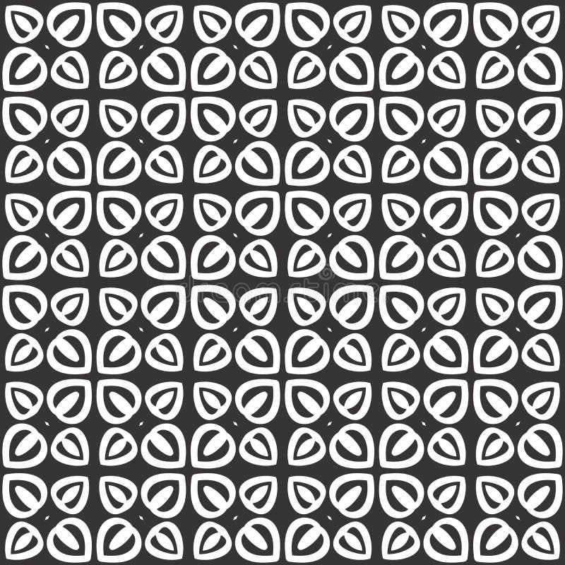 Diseños blancos negros de la repetición del vector libre illustration Diseños blancos negros de la repetición del vector libre illustration