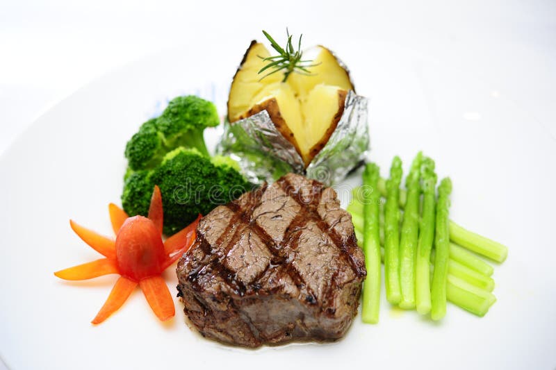 Dish, Food, Garnish, Steak Picture. Image 111642489