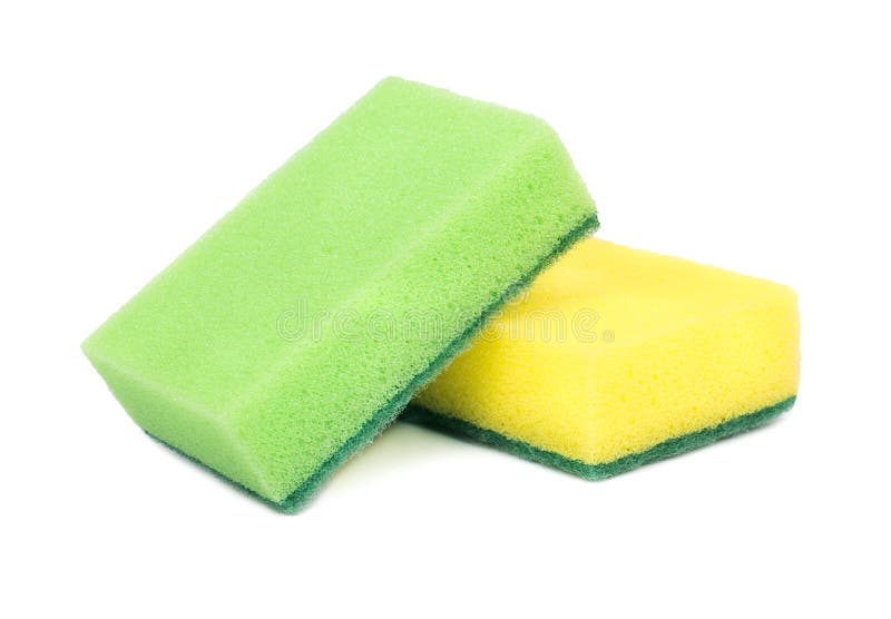Dish washing sponge stock image. Image of isolated, hygiene 115743555