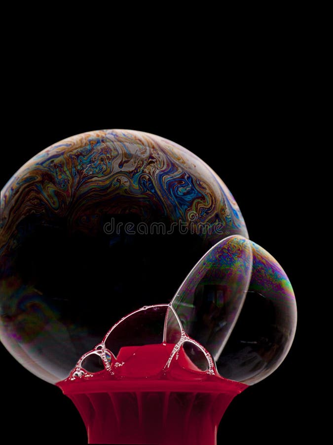 Dish Washing Up Liquid Soap Bubbles, Over Black Stock Photo Image of rainbow, water 21171646