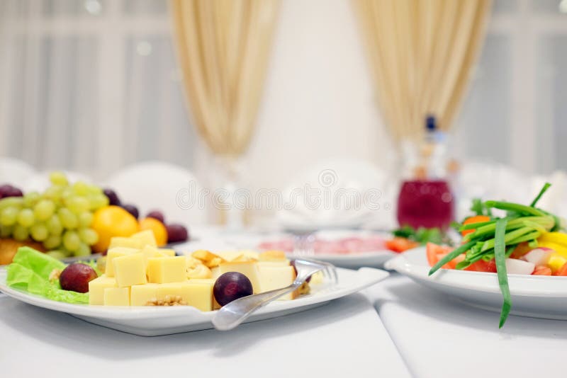 Dishes and food stock photography