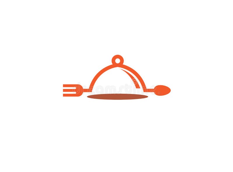 Dishfood με το κουτάλι και δίκρανο για την απεικόνιση σχεδίου λογότυπων απεικόνιση αποθεμάτων Dishfood με το κουτάλι και δίκρανο για την απεικόνιση σχεδίου λογότυπων απεικόνιση αποθεμάτων