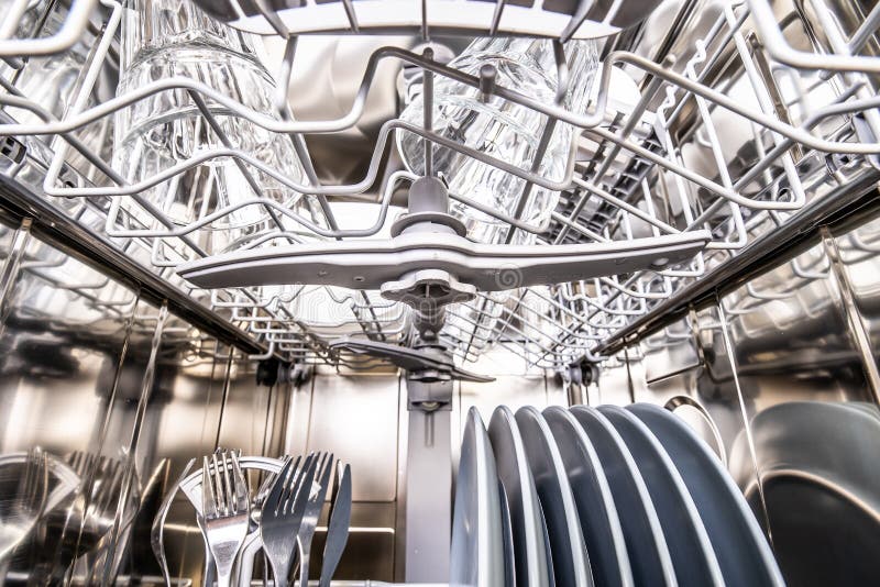 Dishwasher machine royalty free stock images