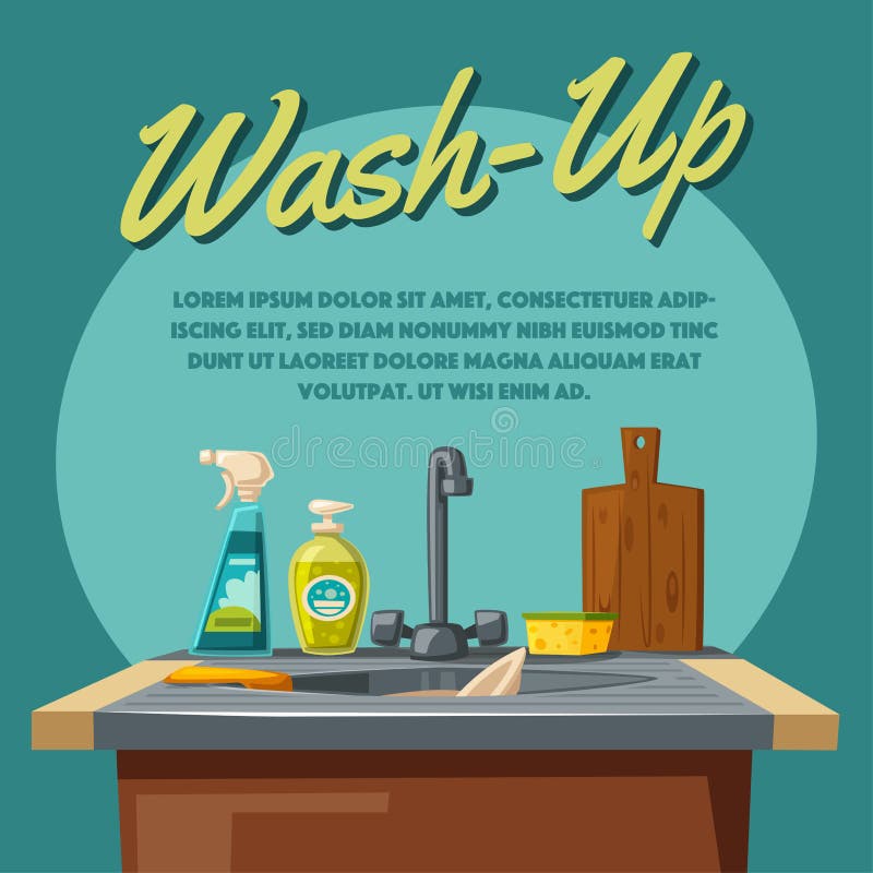 https://thumbs.dreamstime.com/b/dishwashing-cleaning-soap-sink-sponge-cartoon-vector-illustration-web-print-professional-102073364.jpg