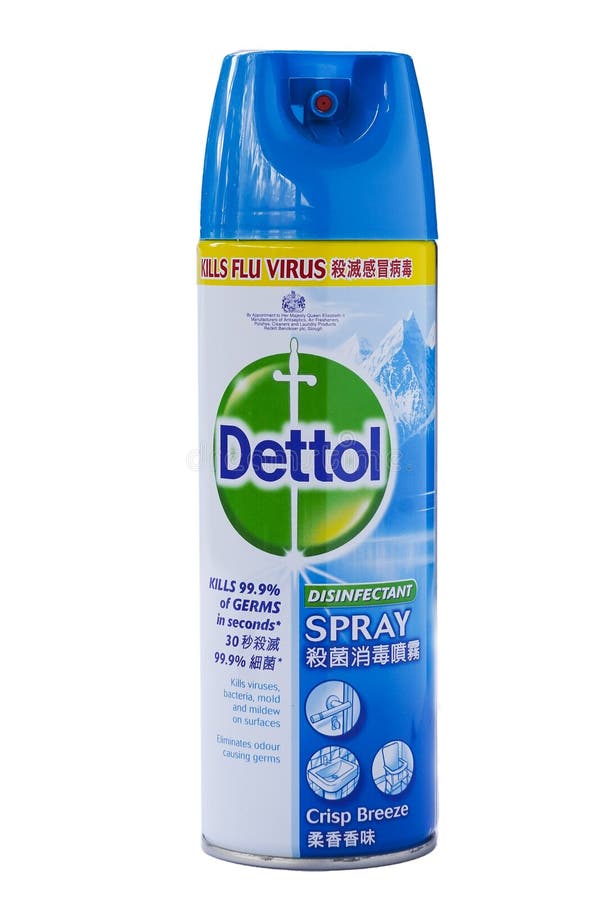 Disinfectant Spray Brand Dettol with Blue Bottle Editorial Photo Disinfectant Spray Brand Dettol with Blue Bottle Editorial Photo